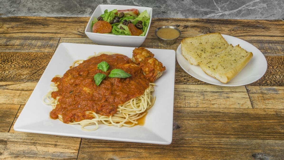 Kids Spaghetti with Meatball.