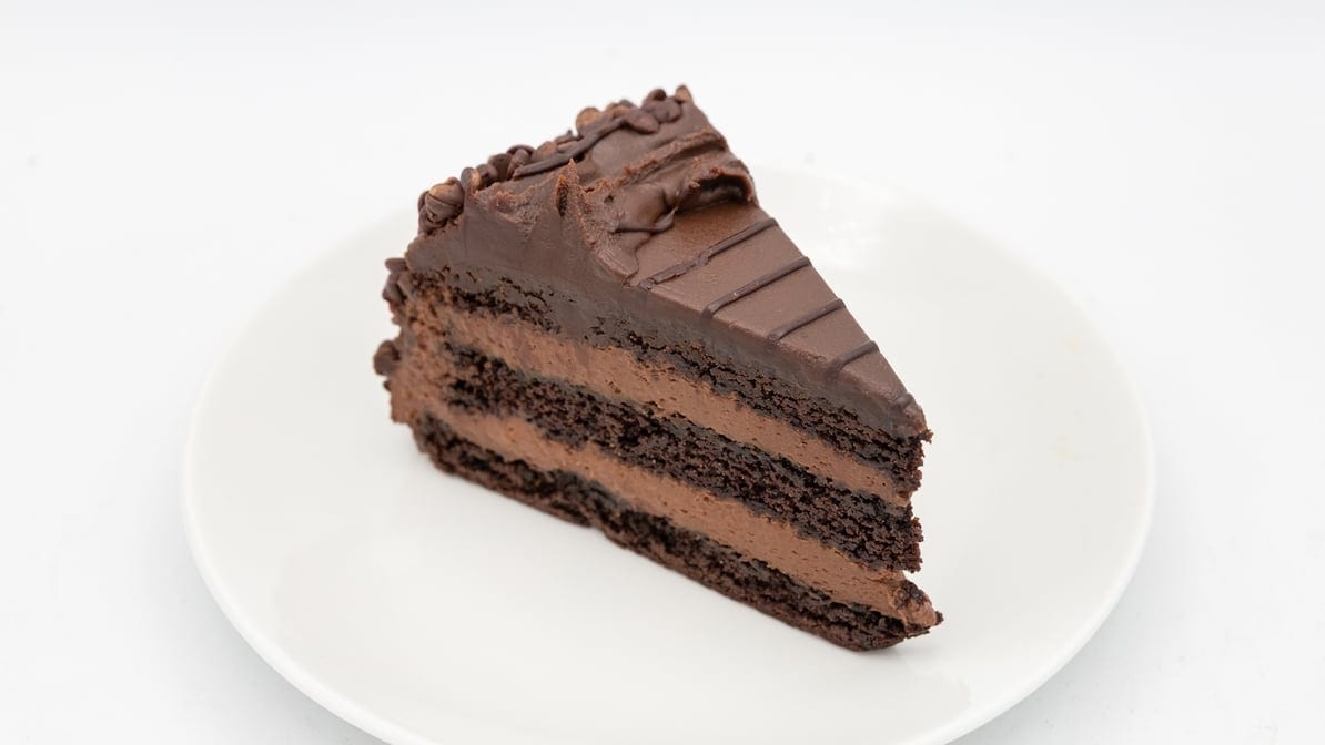 Chocolate Mousse Cake.