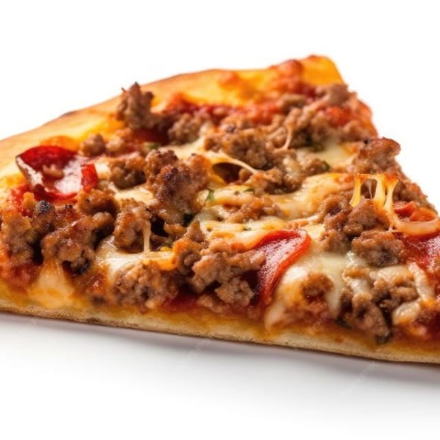 Meat Lovers Slice.