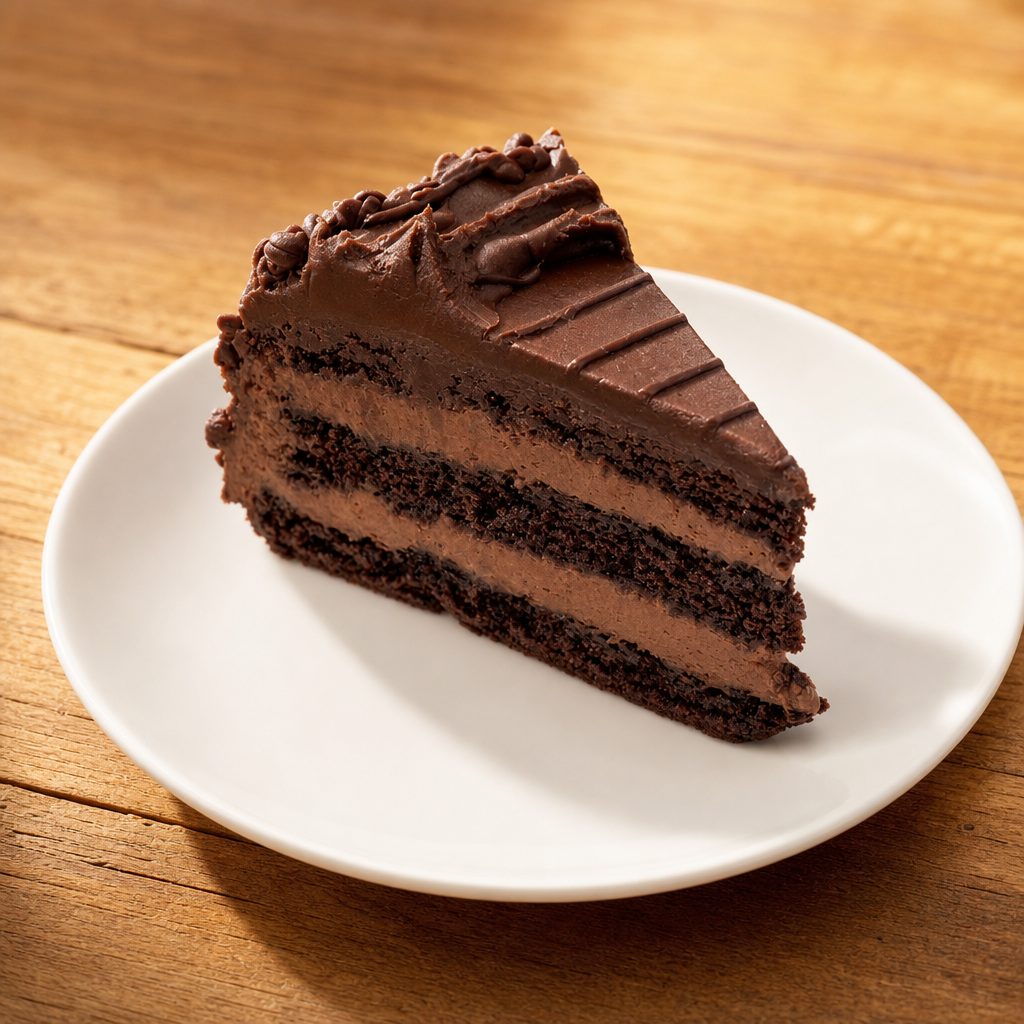 Chocolate Mousse Cake.