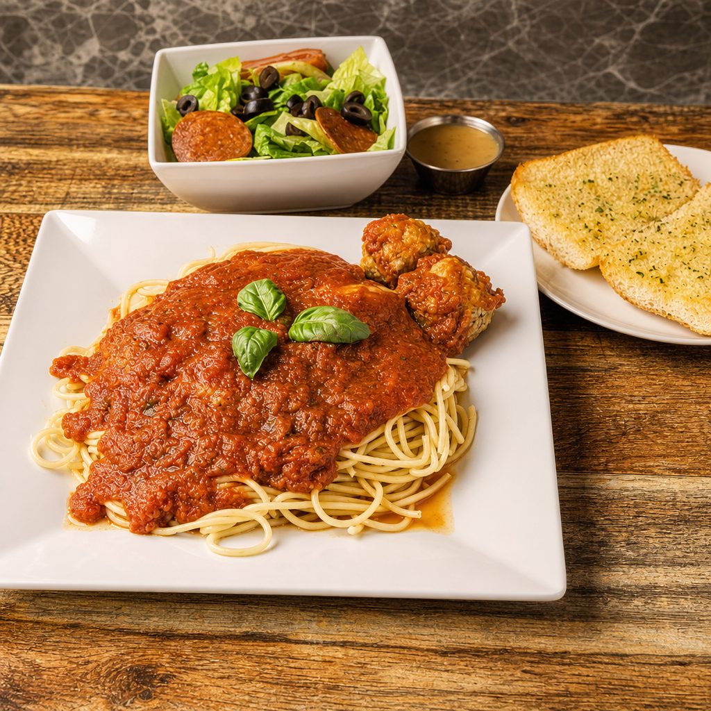Spaghetti with Marinara.
