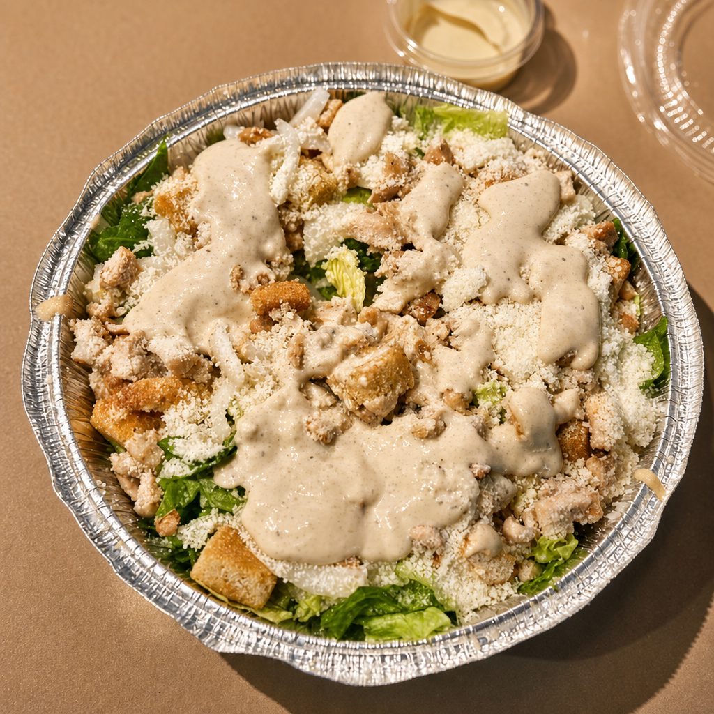 Caesar Salad with Chicken.