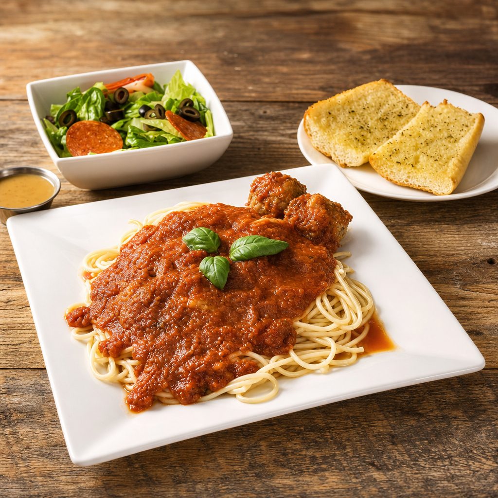 Spaghetti with Meatballs.