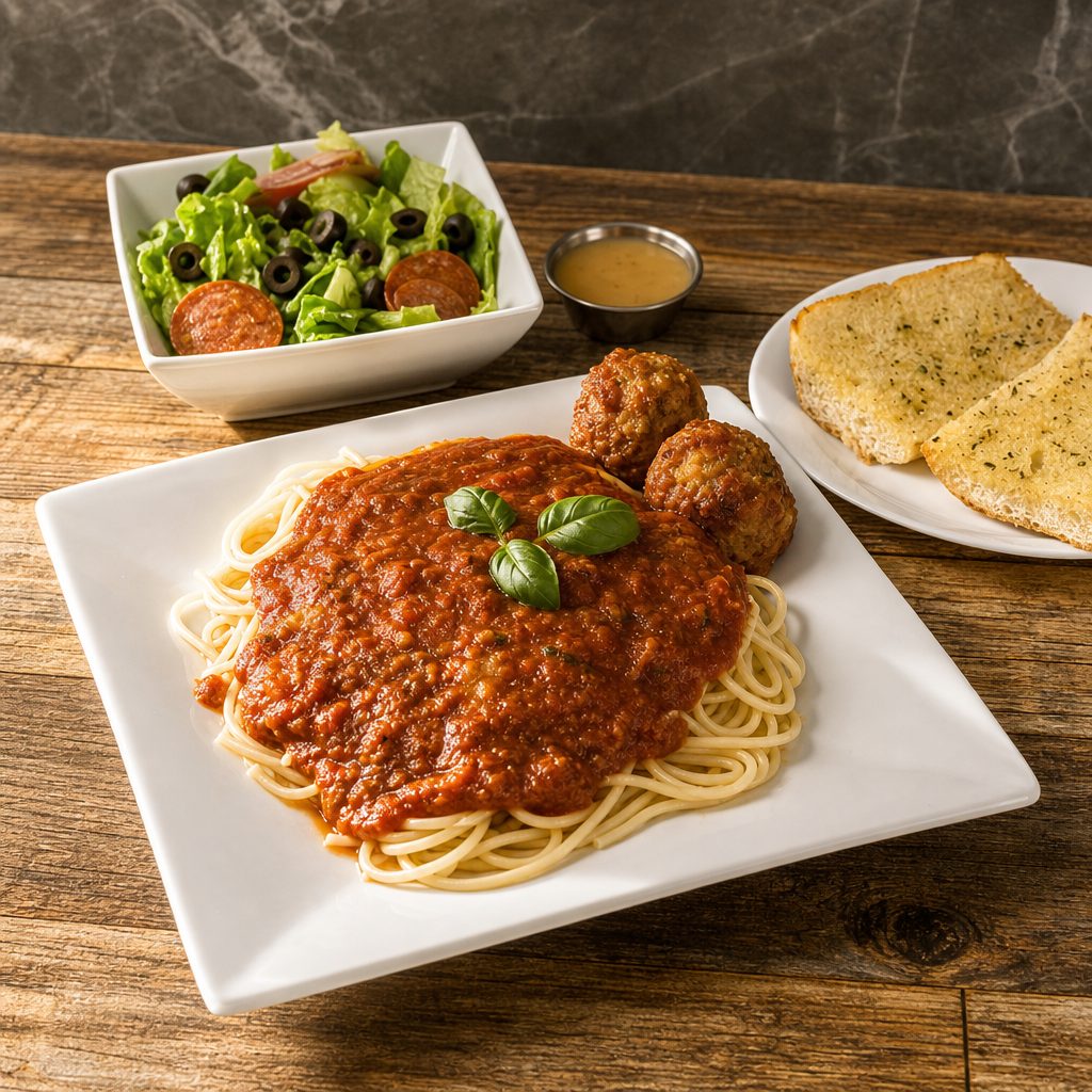 Spaghetti with Meat Sauce.
