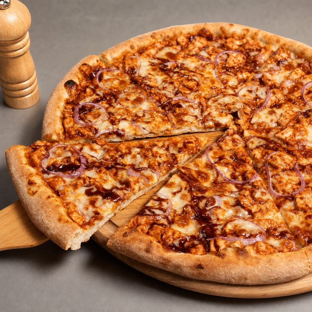 BBQ Pizza.