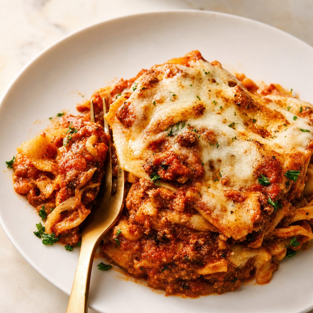 Grand Homemade Lasagna.