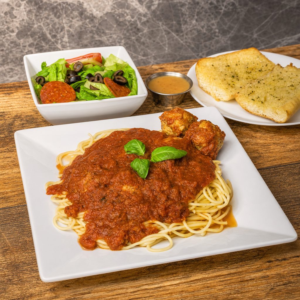 Kids Spaghetti with Meatball.