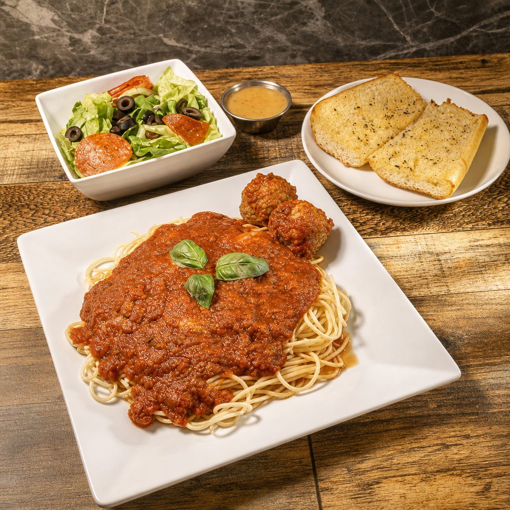 Spaghetti with Marinara.