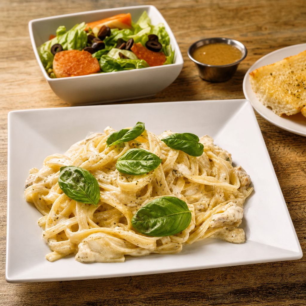 Fettuccine Alfredo.