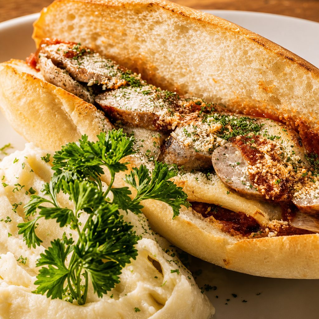 Italian Sausage Sub.