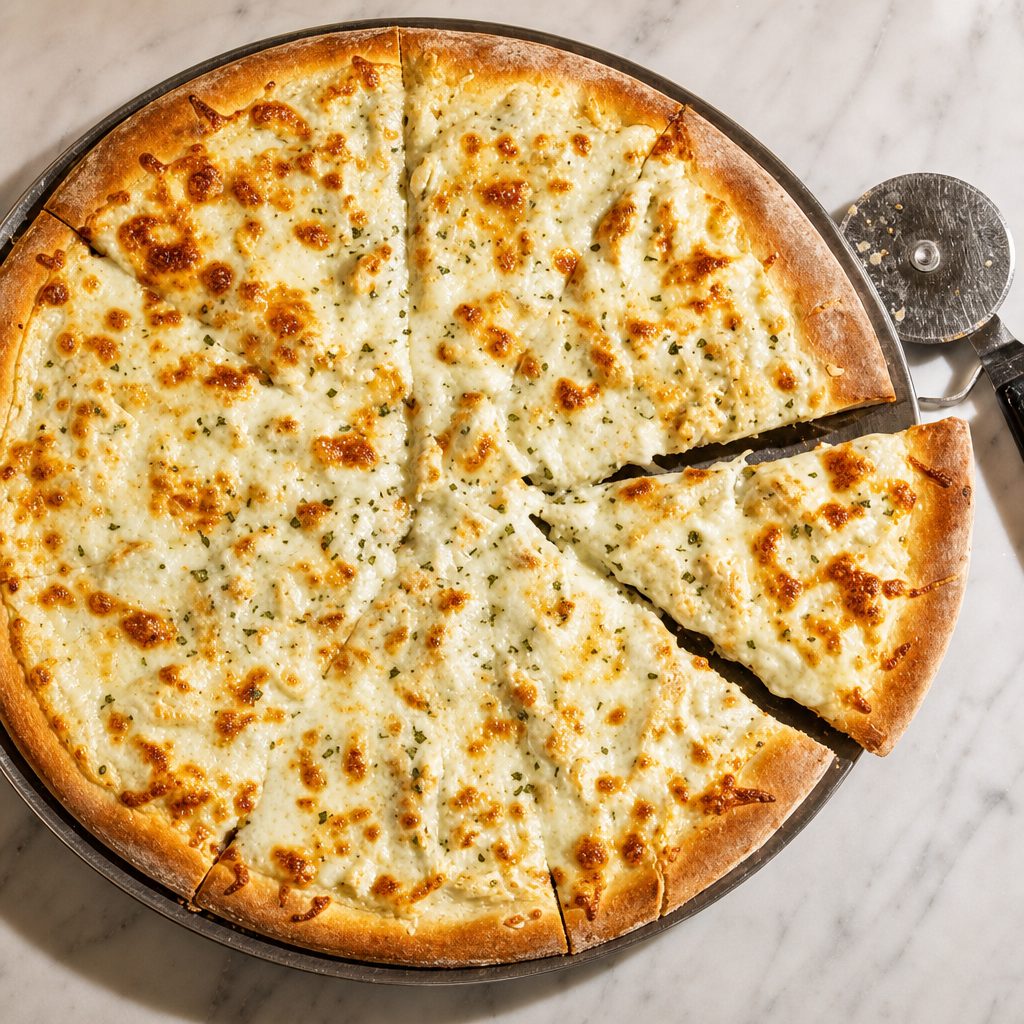 Alfredo Pizza.