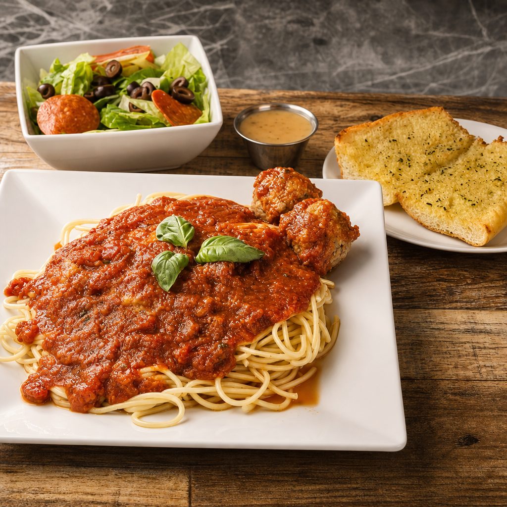 Spaghetti with Meat Sauce.