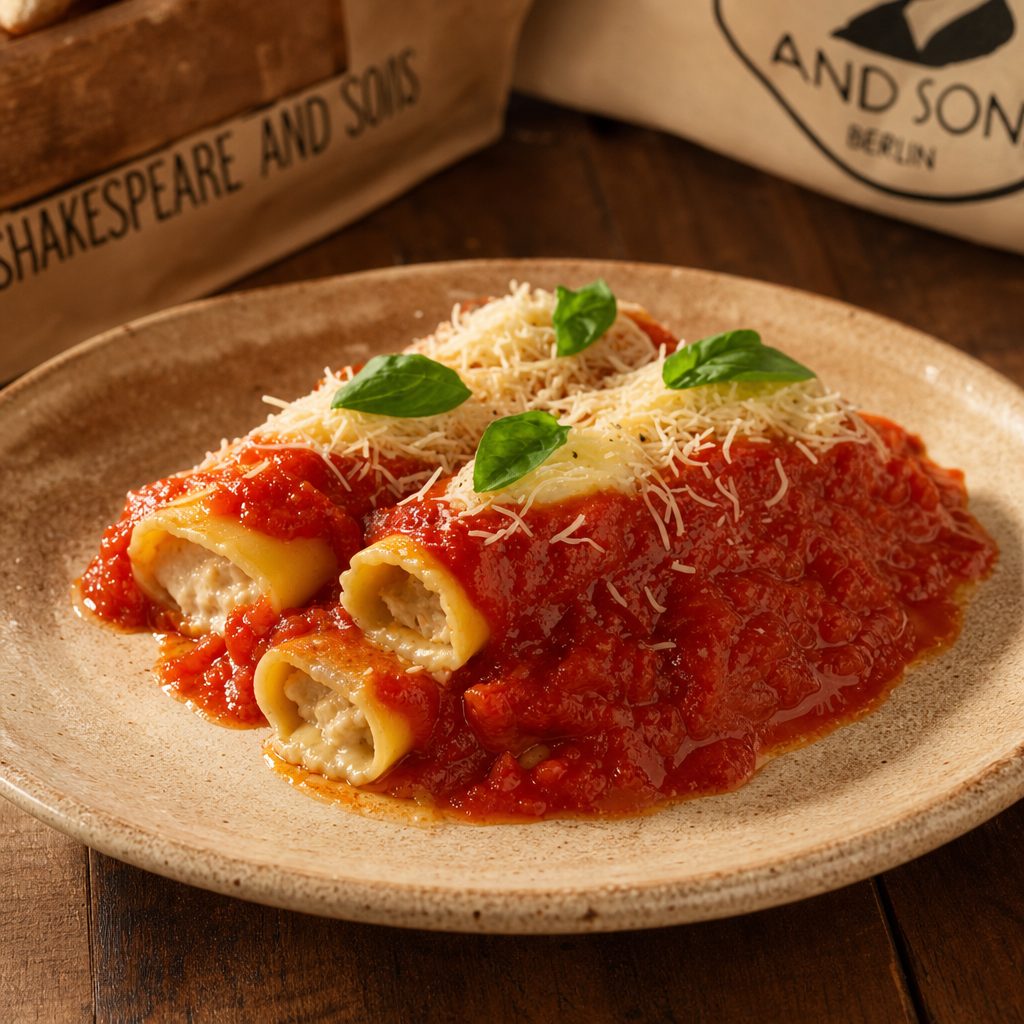 Manicotti.