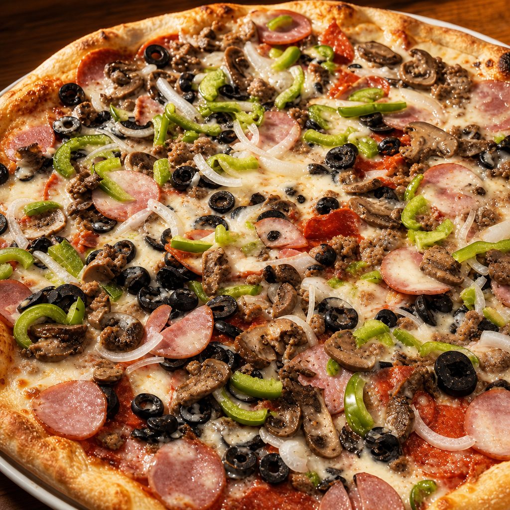 Grand Deluxe Pizza.