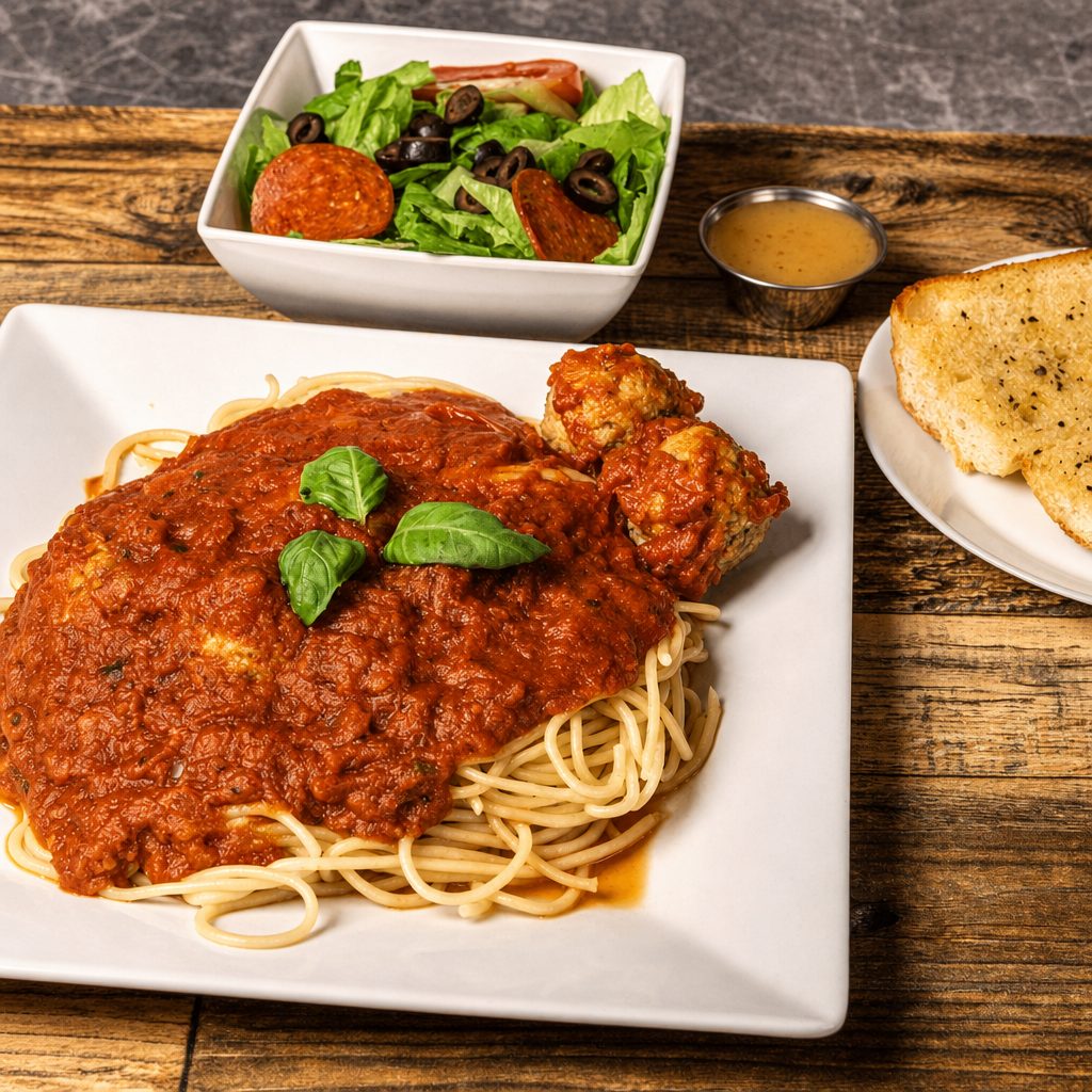 Kids Spaghetti with Marinara.